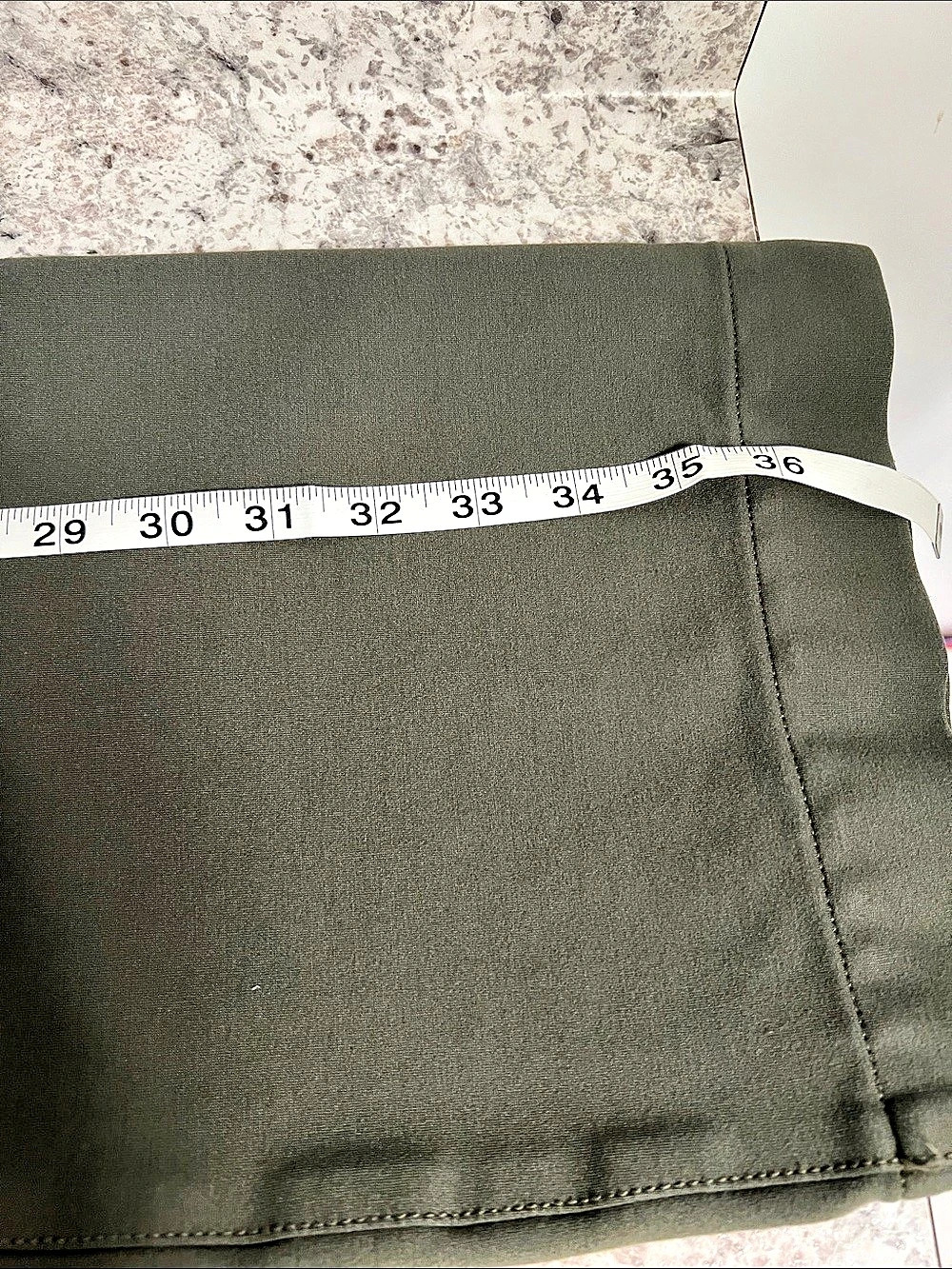 Maeve The Colette Wide Leg Pants in Green Waist 24 Like New - Picture 15 of 16